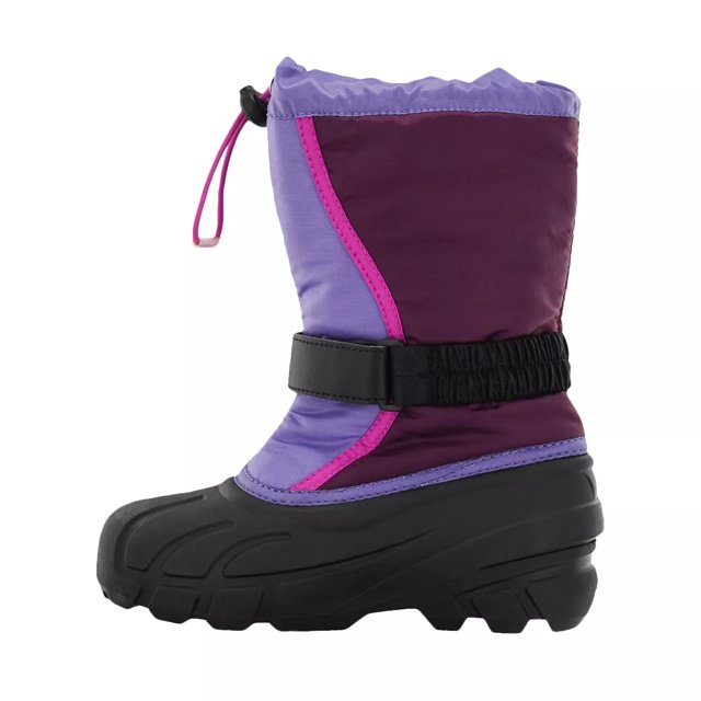 Sorel Purple Dahlia Paisley Purple Youth Flurry Boots