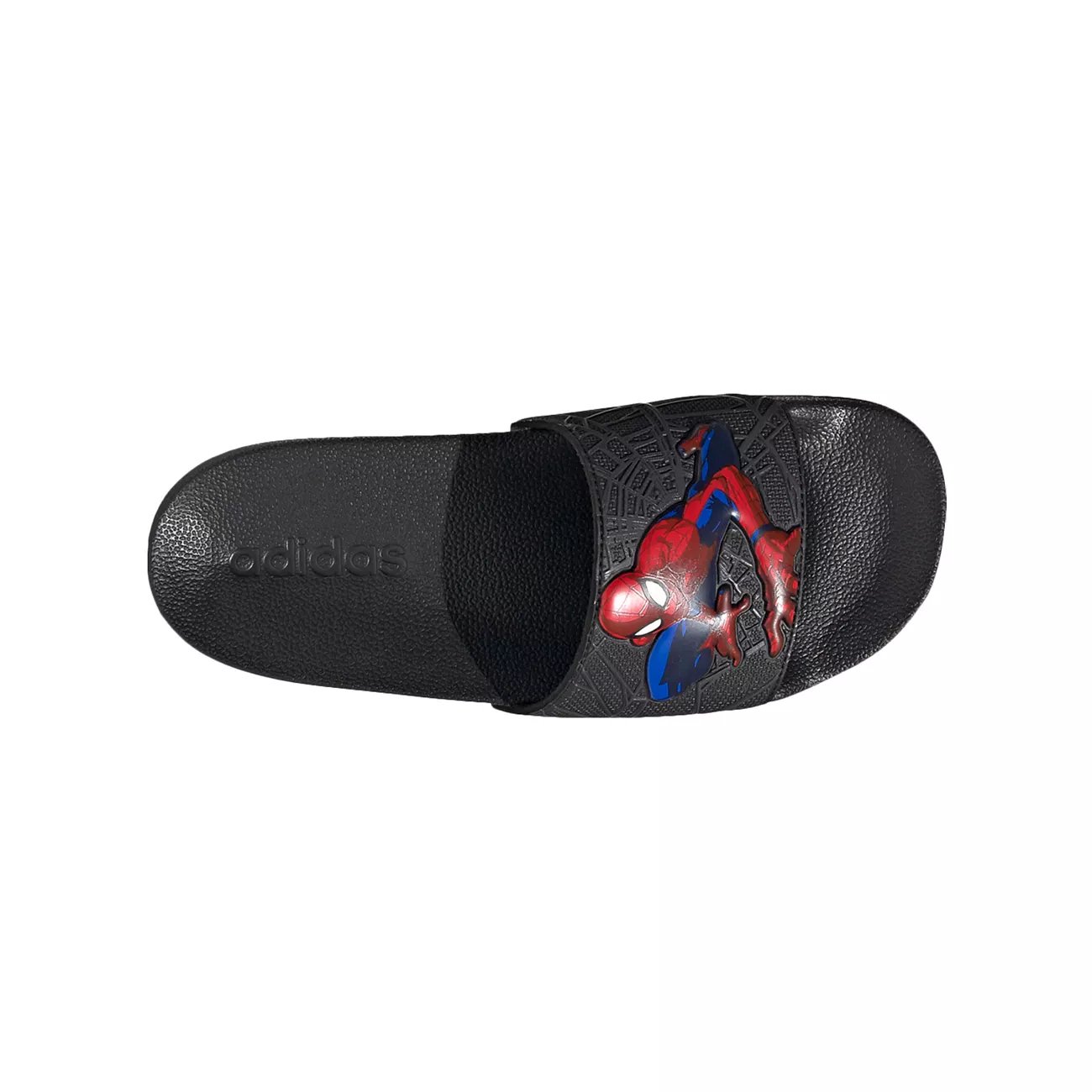 Adidas Youth Boys' Adilette Spiderman Slide Sandal | The Shoe Company