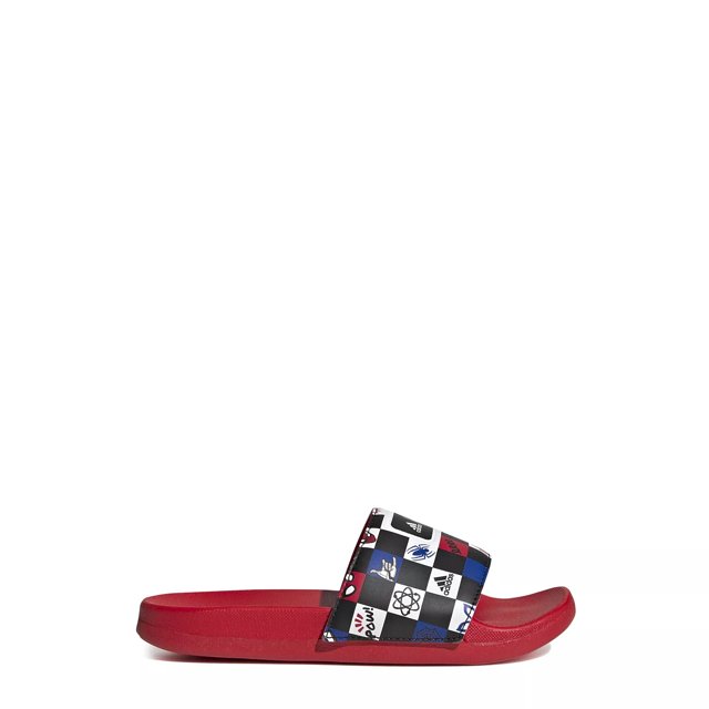 Adidas Youth Boys Marvel Adilette Comfort Spider Man Slide Sandal