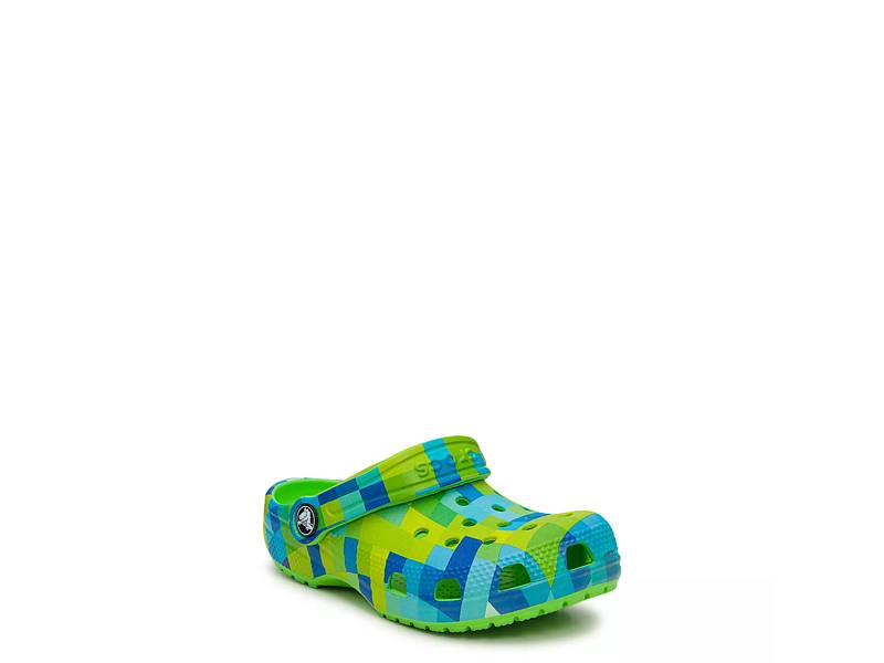 Plaid crocs hot sale