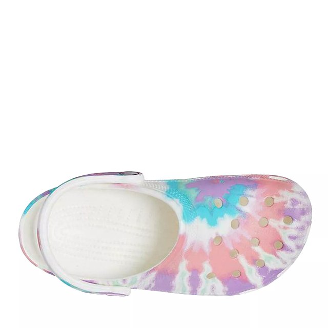 Crocs Youth Girls' Classic TieDye Graphic Clog DSW Canada