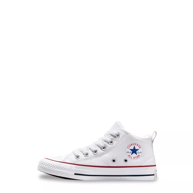 Converse Boys Chuck Taylor All Star Malden Street Sneaker in White Red Blue Size 7 Medium