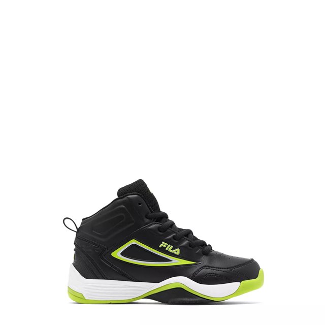 Fila black mens best sale shoes