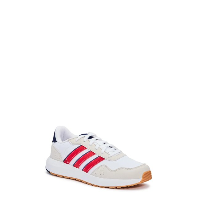 Adidas Boys Run 60s Running Shoe in WhiteCollegiate Red Dark Blue Size 7 Medium