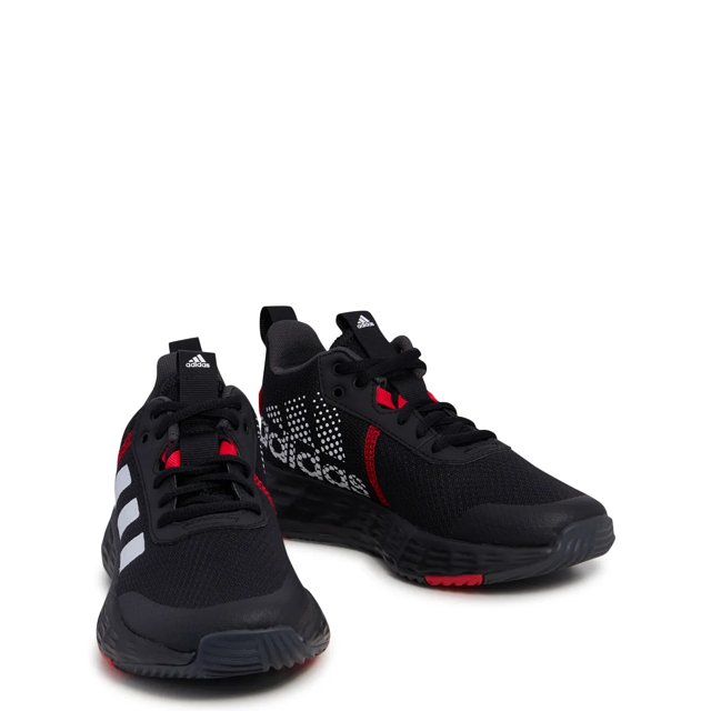 Adidas Youth Boys OwnTheGame 2.0 Basketball Sneaker in Black WhiteRed Size 11 Medium
