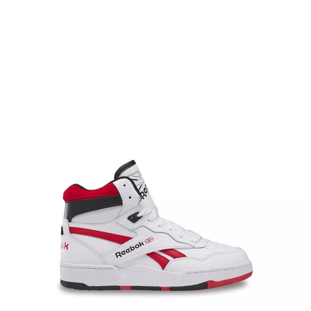 Reebok Footwear Kids BB 4000 II Mid Shoes Grade School WHITE VECRED BLACK 5 M