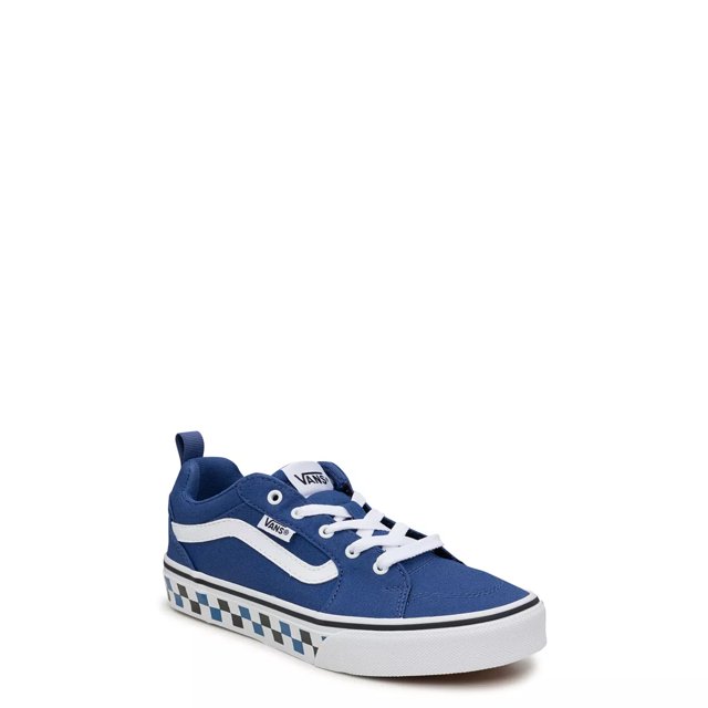 Blue vans youth sale