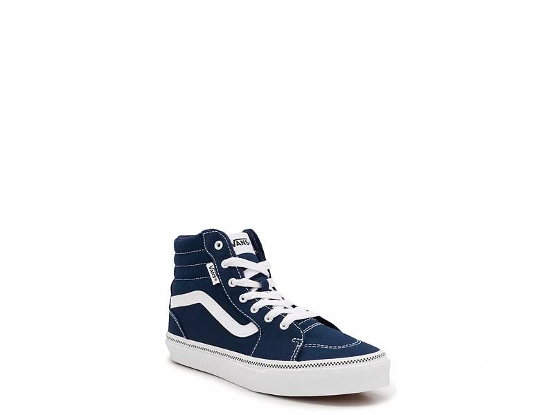 Navy blue hotsell high top vans