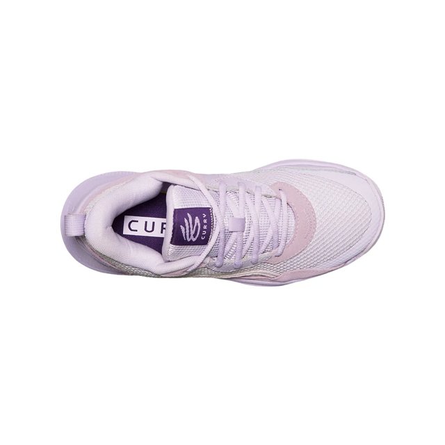 Under Armour Girls Curry 3Z7 Basketball Shoe in Salt Purple Purple White Size 4 Medium