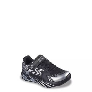 SKECHERS SHOES BOYS 7.5 NEW LIGHT UP BLCK HIGH TOP SNEAKERS