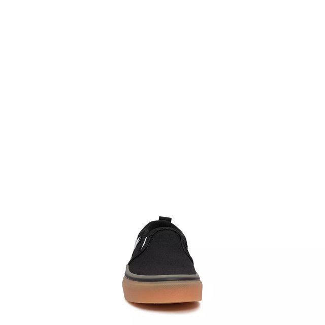 Boys black slip top on vans