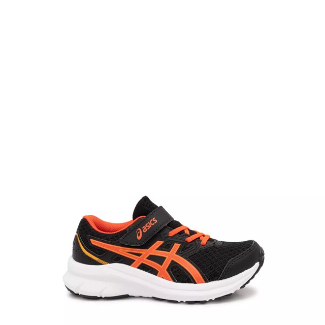 Boys black asics sale