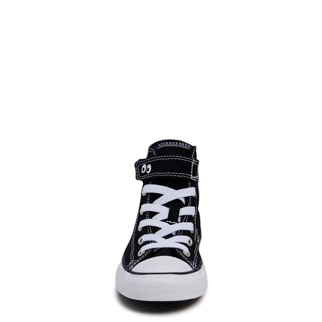 Converse Men s Youth Unisex Chuck Taylor All Star Eyes High Top Sneaker in Black White Size 11 Medium