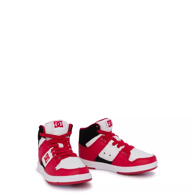 Red Dc Shoes Boys Little Kid Cure High Top Sneaker, Kids