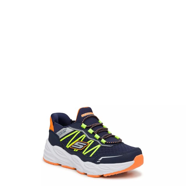 Boys slip on running shoes on sale