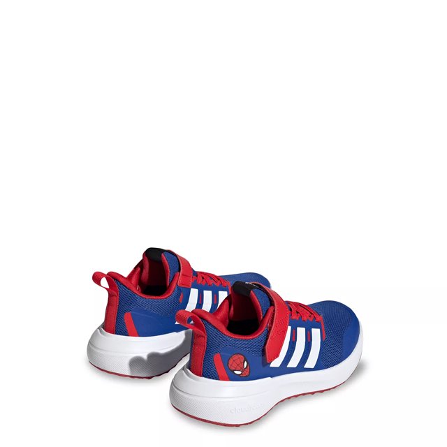 Adidas Youth Boys\' Marvel Fortarun Shoe 2.0 Company | The Running Spider-Man EL Shoe Cloudfoam