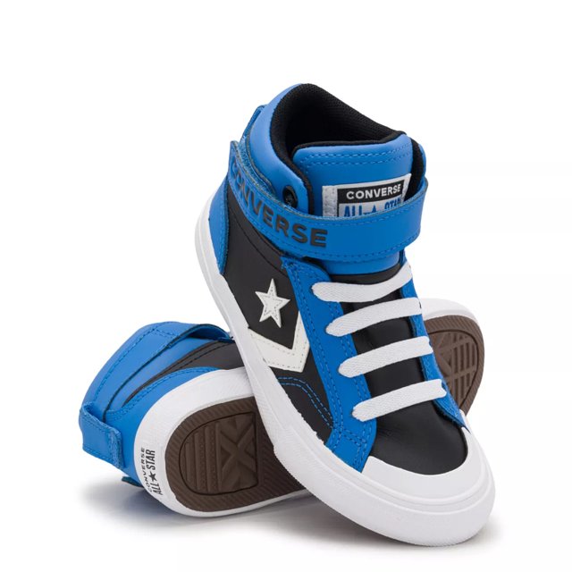 Boys blue converse high tops top