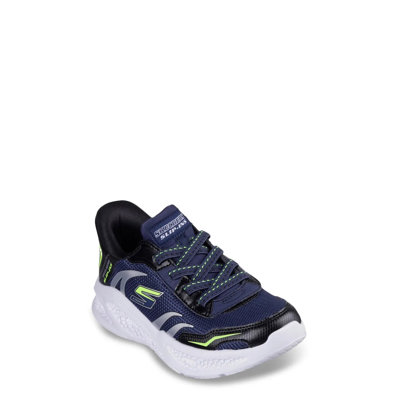 Youth Boys' Hands Free Slip-ins: Meteor-Lights - Brisk-Beams Running Shoe