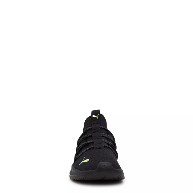 Black puma youth shoes top
