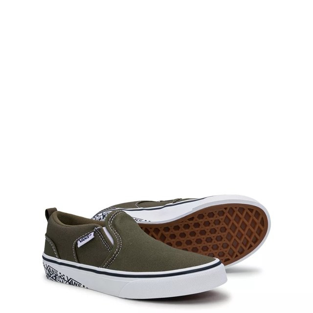 Vans Youth Boys Asher Sidewall Slip On Sneaker