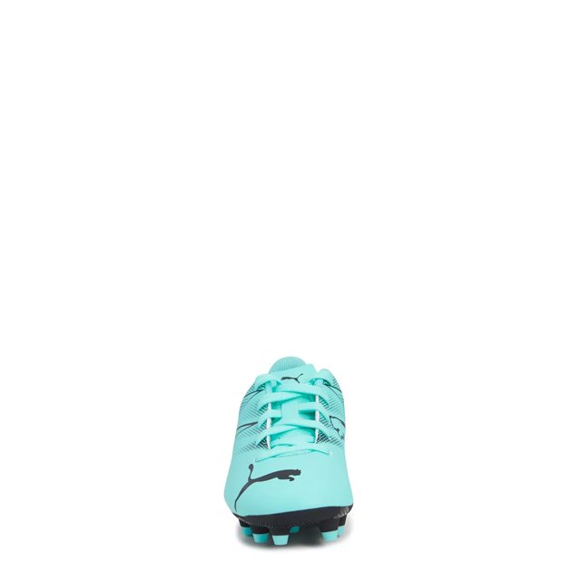 Puma Boys Attacanto FG AG Soccer Cleats in Electric Peppermint Black Size 1 Medium