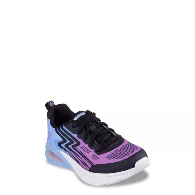 Skechers Girls Microspec Advance Max Neon Craze Sneaker