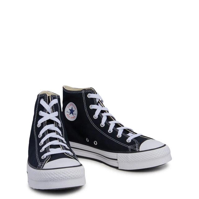 All black converse high tops girls online