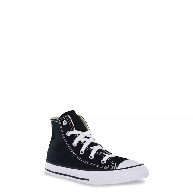 Girls converse high tops black sale