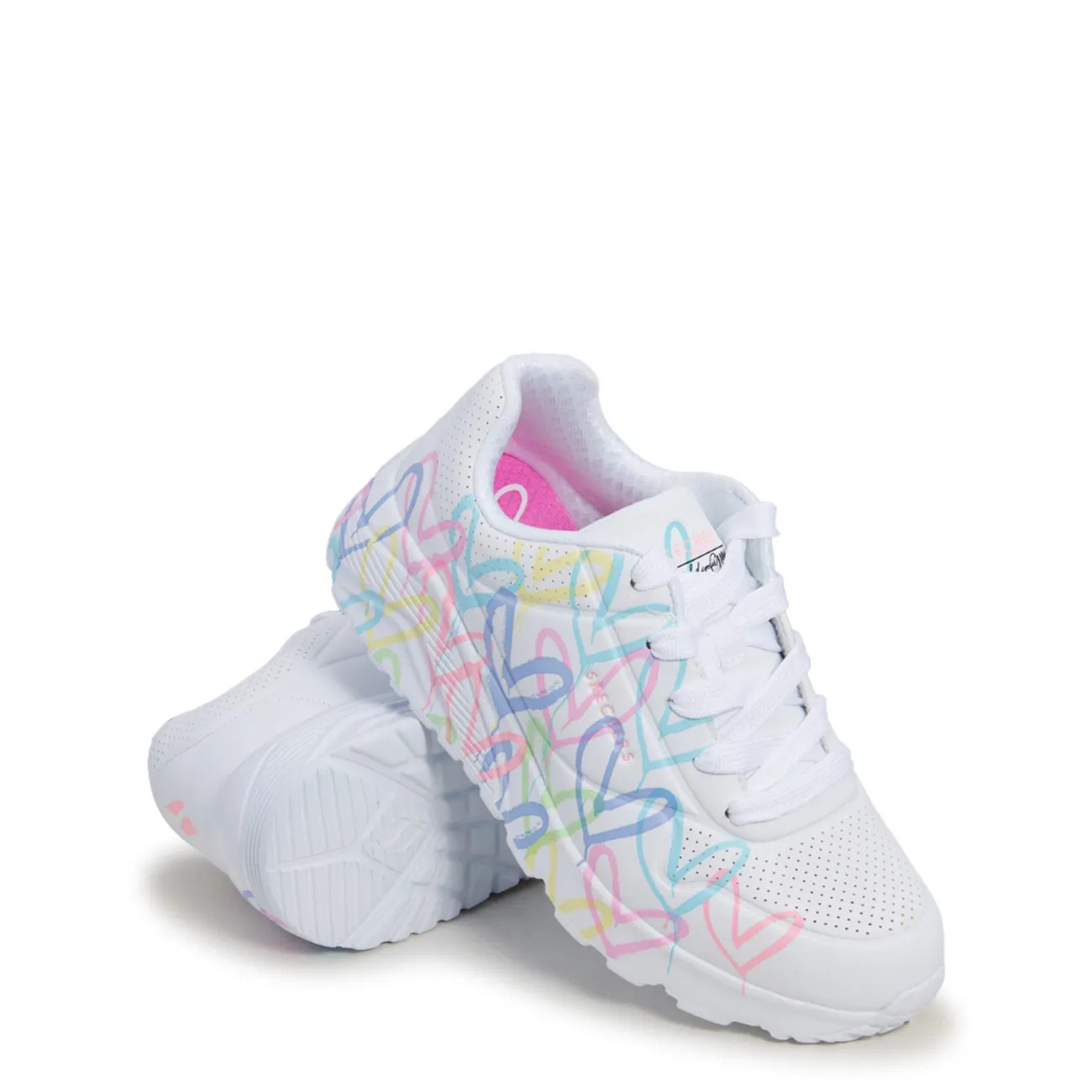 Youth Girls' Jgoldcrown Uno Lite Spread the Love Sneaker