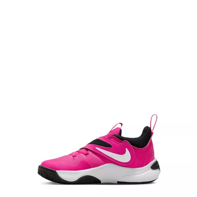 Nike Girls Team Hustle D 11 Basketball Shoe in Fierce Pink Black Size 7 Medium