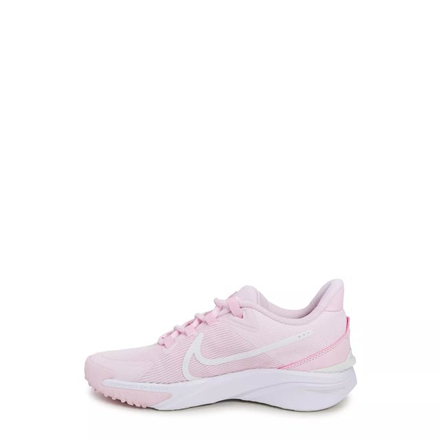 Nike Girls Star Runner 4 Running Shoe in Pink Summit White Size 7 Medium