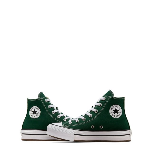 Green converse high tops youth clearance
