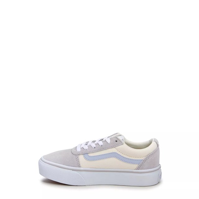Vans Girls Ward Platform Sneaker in Pop Suede Size 2 Medium