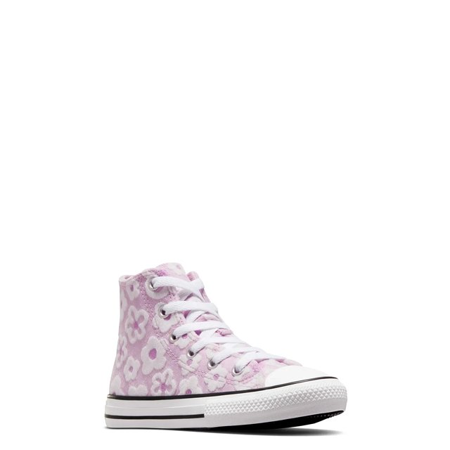 Girls pink high top converse clearance