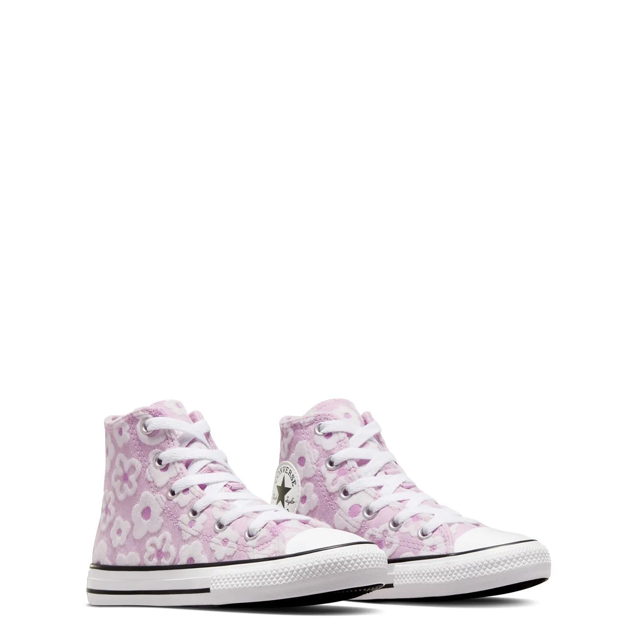 Youth Girls' Chuck Taylor All Star High Top Floral Embroidery Sneaker