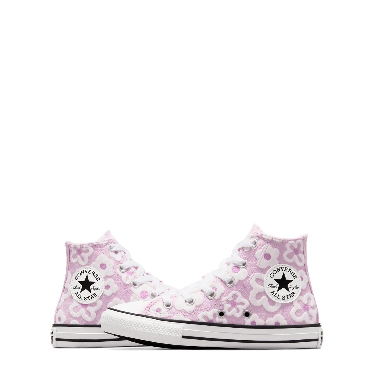 Youth Girls' Chuck Taylor All Star High Top Floral Embroidery Sneaker