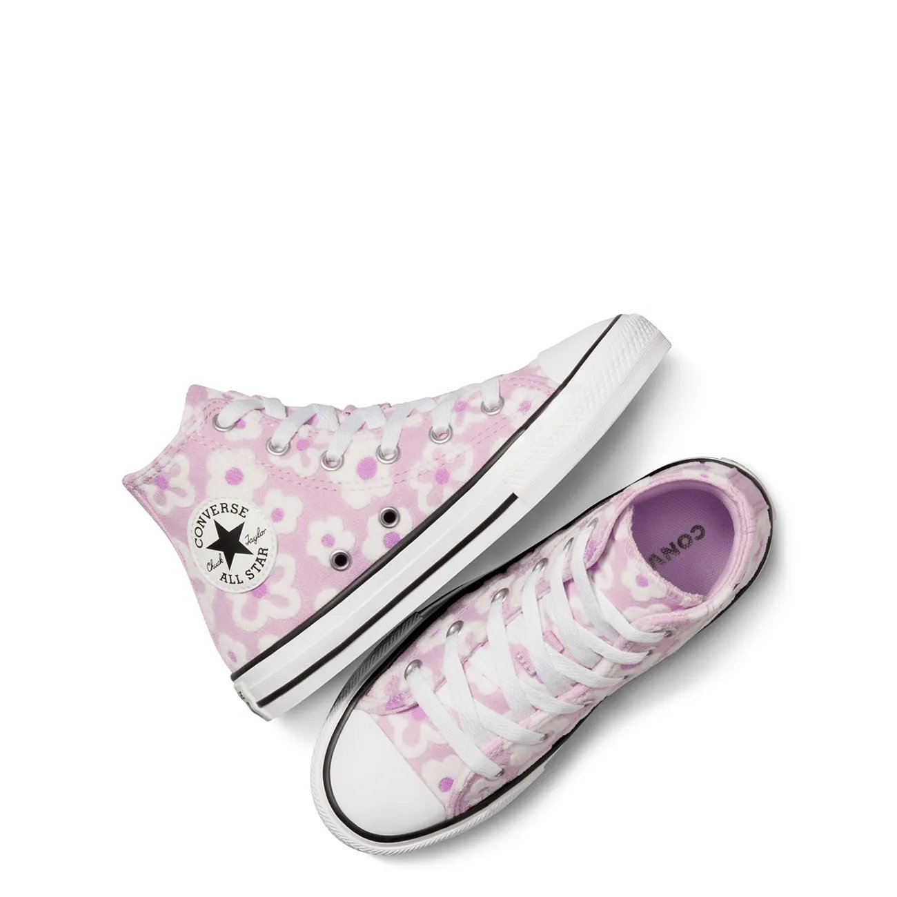 Youth Girls' Chuck Taylor All Star High Top Floral Embroidery Sneaker