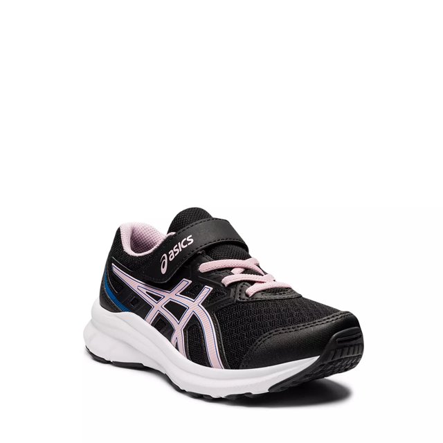 Girls black asics online