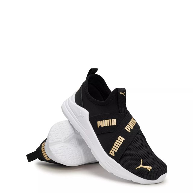 Puma Youth Girls' Wired Run Slip-On Flash Sneaker