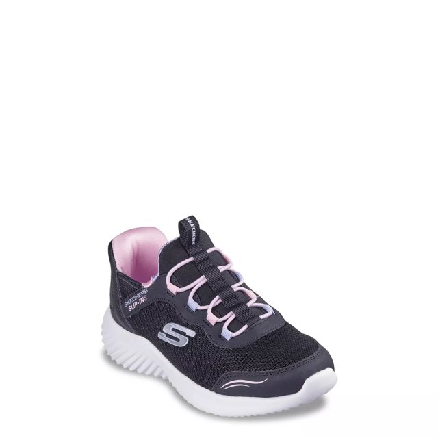 Girls black skechers best sale