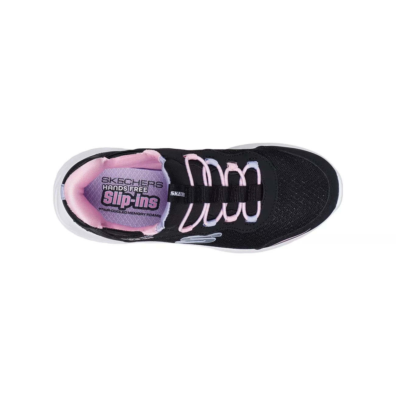 Youth Girl's Skechers Hands Free Slip-ins®: Bounder Simple Cute Running Shoe