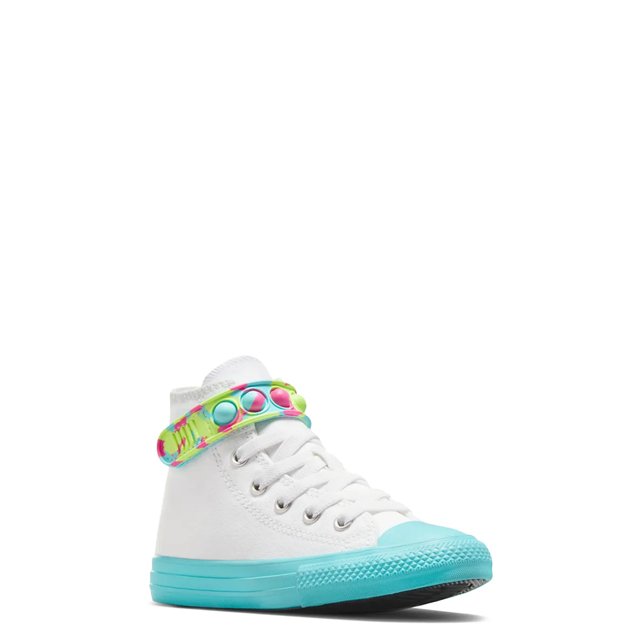 Converse Youth Girls Chuck Taylor All Star Bubble Strap Easy On Hyper Brights High Top Sneaker