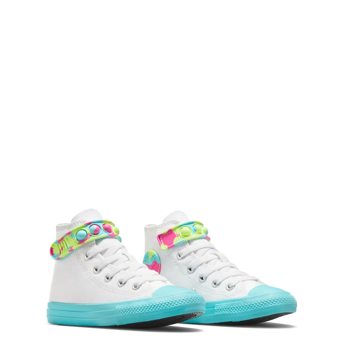 Youth Girls' Chuck Taylor All Star Bubble Strap Easy On Hyper Brights High Top Sneaker