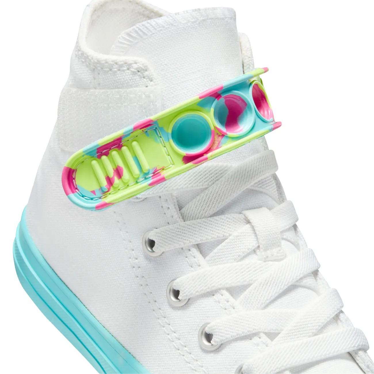 Youth Girls' Chuck Taylor All Star Bubble Strap Easy On Hyper Brights High Top Sneaker