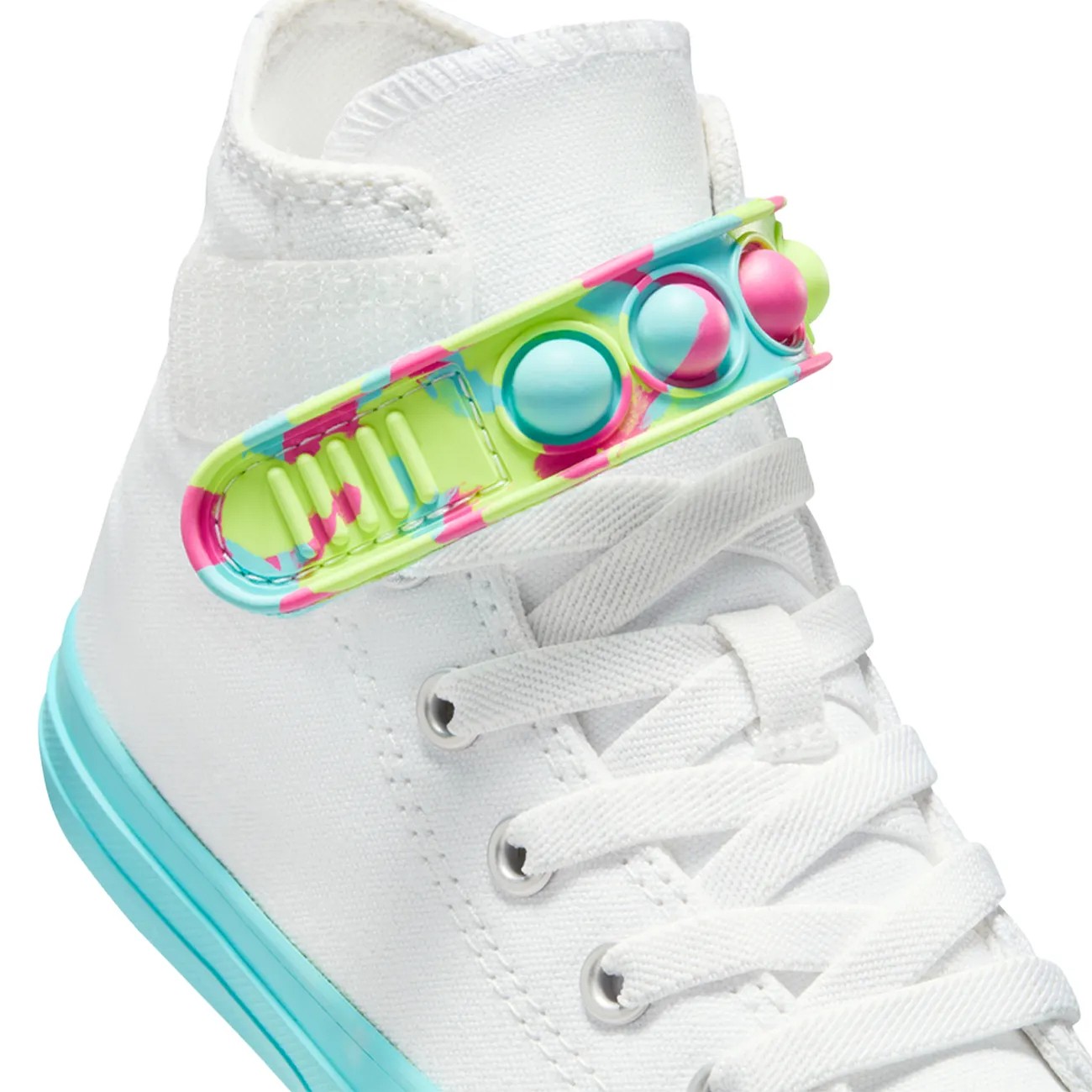 Youth Girls' Chuck Taylor All Star Bubble Strap Easy On Hyper Brights High Top Sneaker