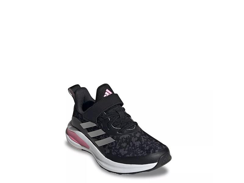 Adidas Running Shoes Women's Size 8M Pure Bounce Reflective Knit Black  Sneakers