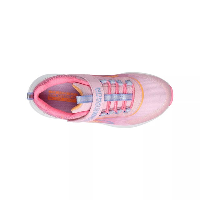 Skechers Girls Go Run Accelerate Running Shoe in Light Pink Size 3 Medium