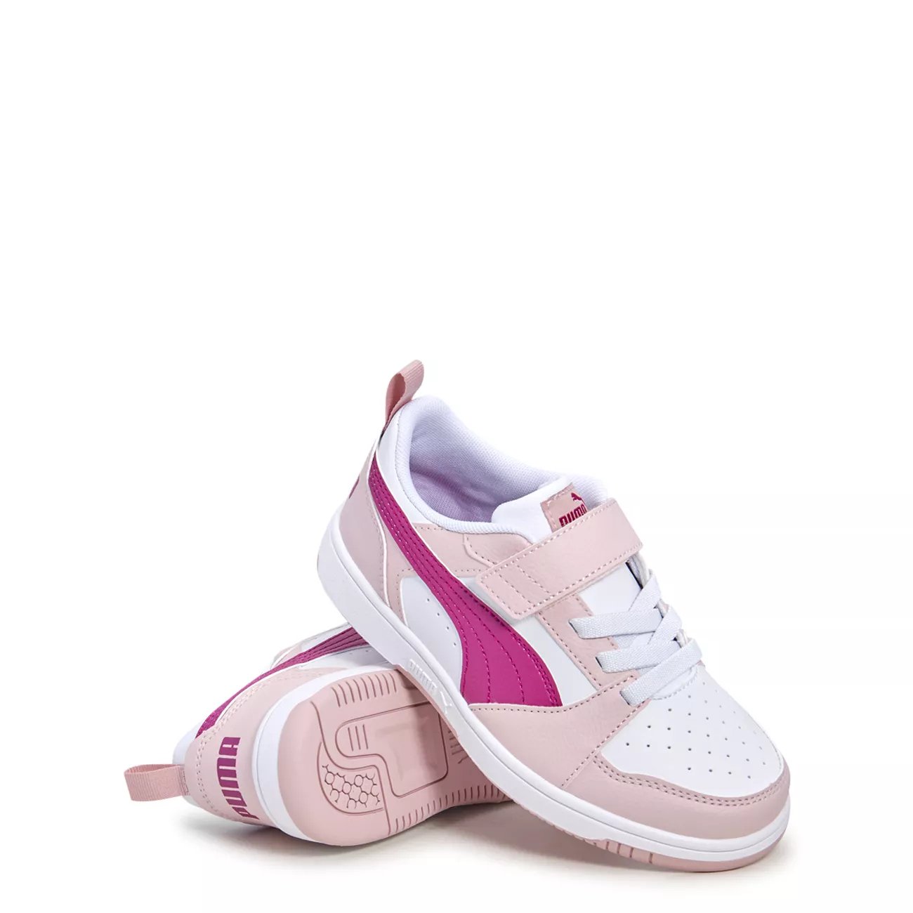 Youth Girls' Rebound V6 Lo Little Court Sneaker