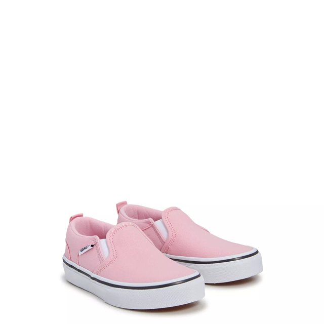 Vans Girls Asher Slip On Sneaker in Coral Blush Size 4 Medium
