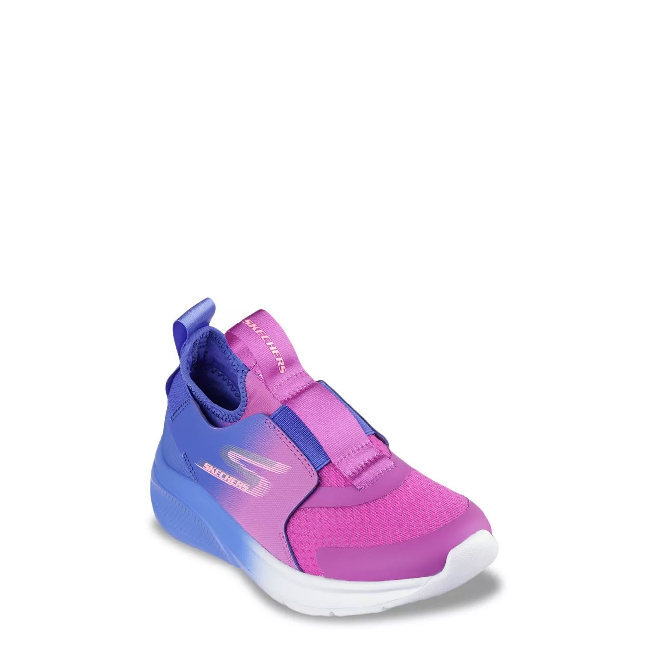 Youth Girls' Skech Fast 2.0 - Vibrant Colors Slip-On Running Shoe